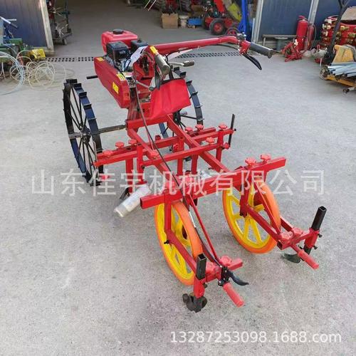 汽油自走式覆膜机花生大姜地瓜土豆地膜覆盖机手扶农用地膜机